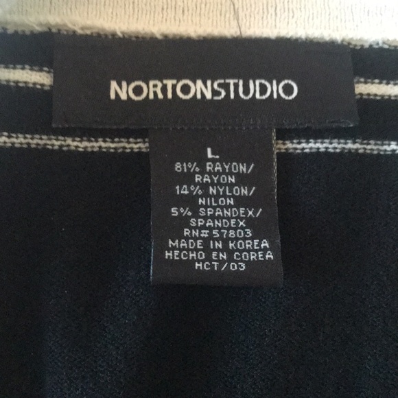 NWOT NortonStudio long sleeve sweater - Picture 3 of 3